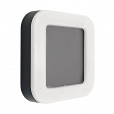 Φωτιστικό Επίτοιχο LED 15W 230V 1000lm 3000K Θερμό Φως Polycarbonate Μαύρο IP65 7772